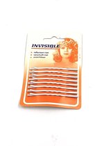 SIBEL Invisible - Haarschuifjes - Wit - Lang - 8 Stuks