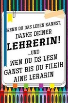 Wenn du das lesen kannst, danke deiner Lehrerin!