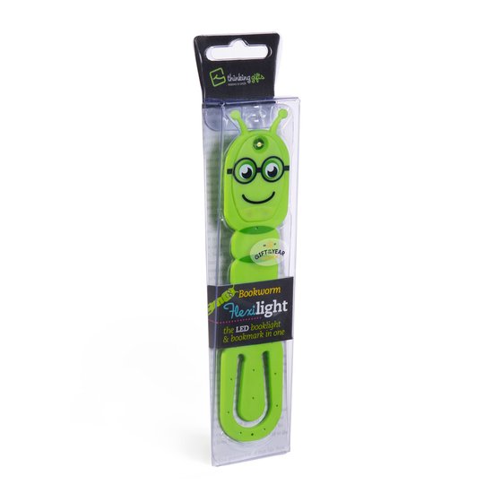Flexilight leeslampje Boekenworm - Groen van Flex — afbeelding 3