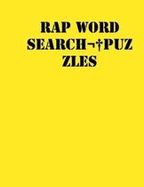 Rap Word Search puzzles