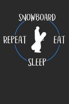 Snowboard Eat Sleep Repeat