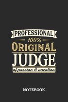 Professional Original Judge Notebook of Passion and Vocation