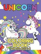 Unicorn Coloring Book for Kids Ages 2-4