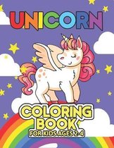 Unicorn Coloring Book for Kids Ages 2-4