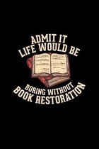 Admit it Book restoration