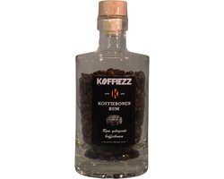 Koffiezz cadeau fles met bijzonder gebrande koffiebonen