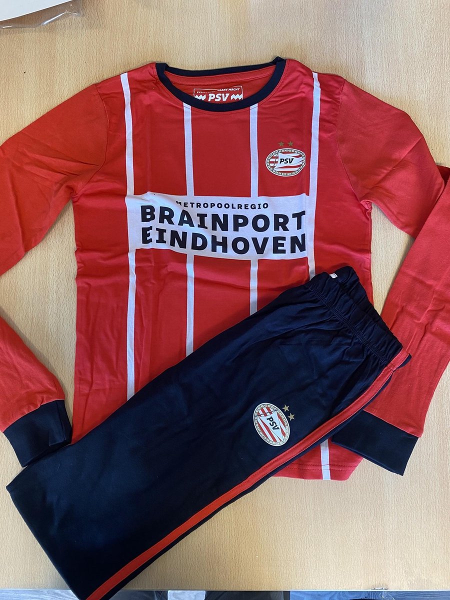 PSV Pyjama Thuis Rood Wit 21-22 116