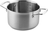 DUCQ - Hoge Kookpan - Downdraft - 3-Laags - 18 cm
