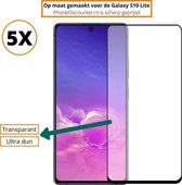 Fooniq Screenprotector Transparant 5x - Geschikt Voor Samsung Galaxy S10 Lite