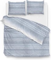 ZoHome Emil Dekbedovertrek - Eenpersoons - 140x200/220 cm - Blue