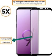 Fooniq Screenprotector Transparant 5x - Geschikt Voor Samsung Galaxy S9 Plus