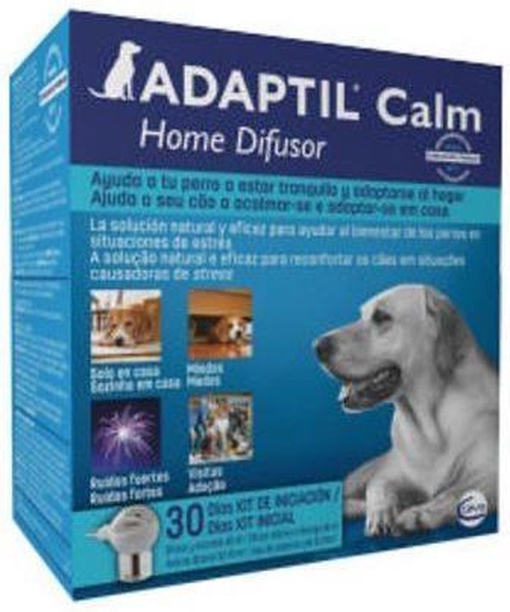 Adaptil kalme diffuser + navulling 1 maand 48 ml|Adaptil calm diffuser + refill 1 month 48 ml|Diffuseur Adaptil calme + recharge 1 mois 48 ml