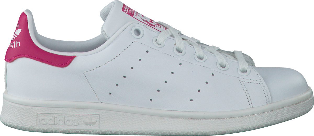 dutje Sluimeren Aan boord adidas Stan Smith Sneakers - Ftwr White/Bold Pink - Maat 36 | bol.com