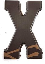 Joe & Mien Ambachtelijke Chocolade letter 'X' - Puur - 1 x 200 gram