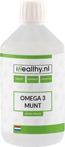 iHealthy Omega-3 visolie vloeibaar met munt smaak | 250ml
