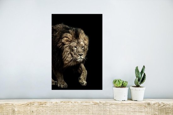 Affiche Profil - Lion - Sauvage - 20x30 cm