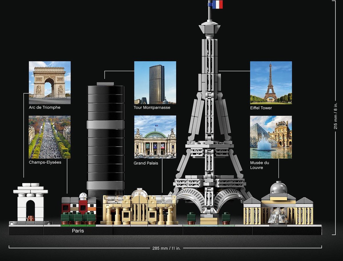 LEGO Architecture of Paris