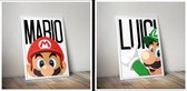 Mario en Luigi Poster A3 - 2 stuks - Kinderkamer Posters