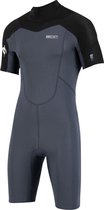 Prolimit Raider Shorty 2/2 Wetsuit - Maat XL  - Mannen - Donker grijs/Zwart