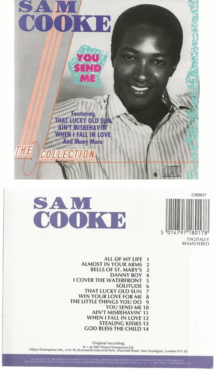 SAM COOKE - YOU SEND ME