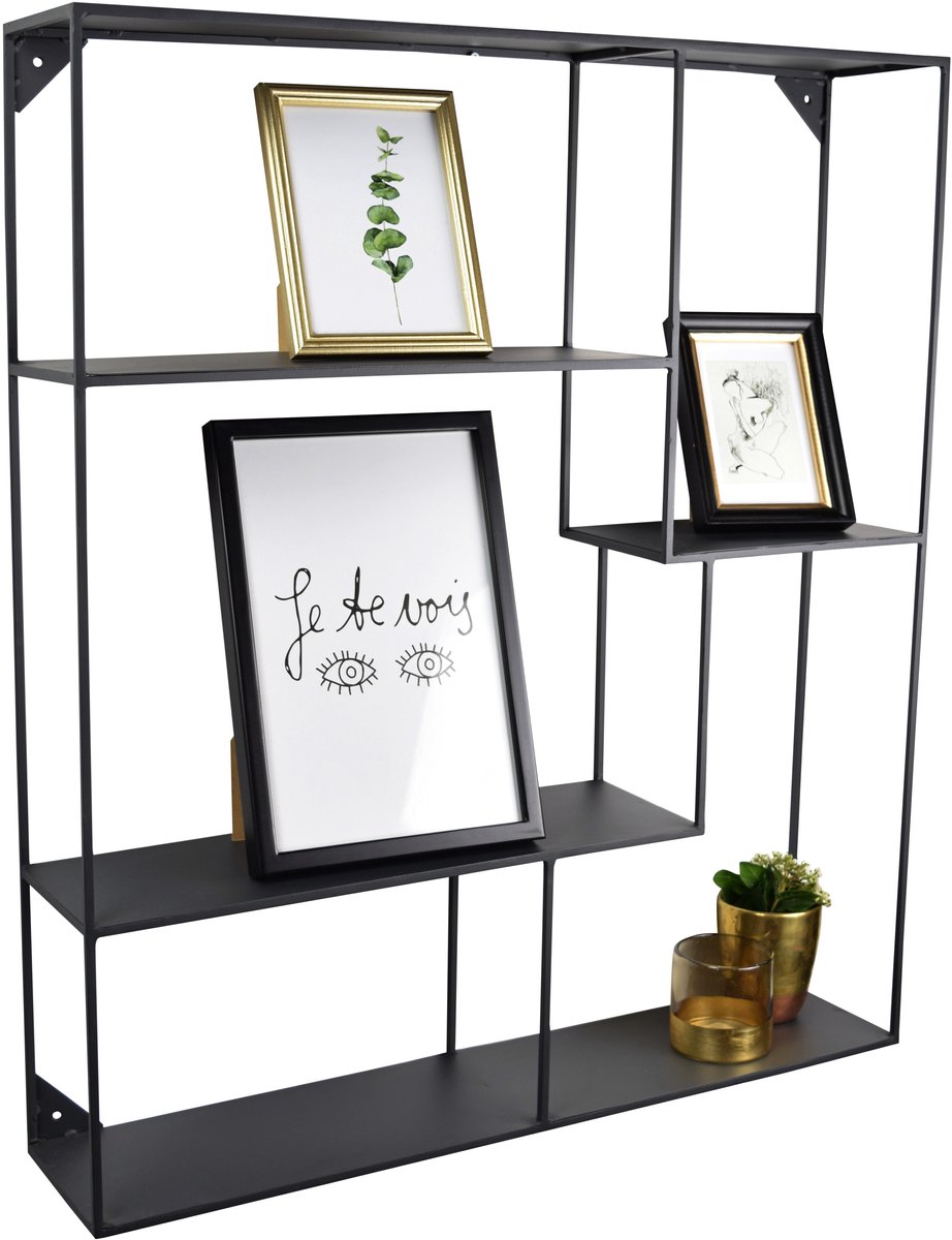 LOFT42 Wally Wandrek Vierkant Zwart - Metaal - 80x70x15