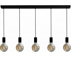 Urban Interiors Bulby  Hanglamp  Zwart - 5 lichts - 8,5x120x130