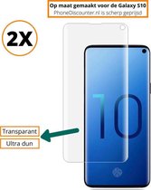 Fooniq UV Screenprotector Transparant 2x - Geschikt Voor Samsung Galaxy S10