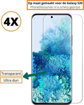 Fooniq Screenprotector Transparant 4x - Geschikt Voor Samsung Galaxy S20