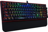 Gaming Keyboard QWERTY Full Mechanisch RGB Verlichting - Rampage Hydra R6 Plus - Zwart