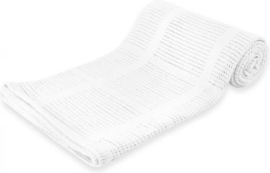 Soft Touch Hydrofieldoek Cellular 90 X 140 Cm Katoen Wit van Soft Touch — afbeelding 2