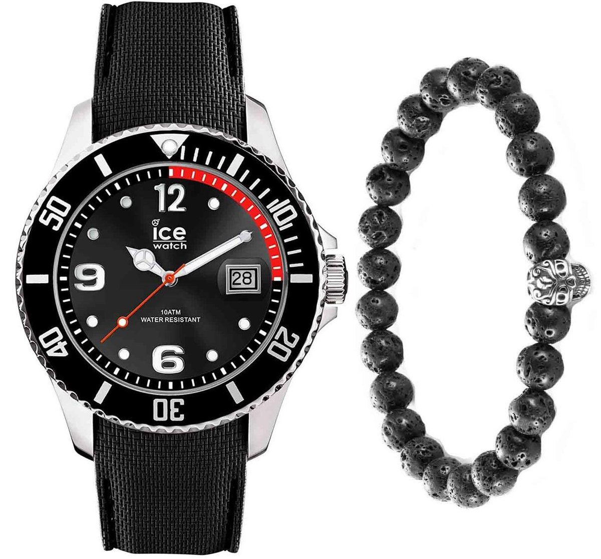 Ice Watch 018691 Horloge - Siliconen - Zwart - Ø 44 mm | bol.com