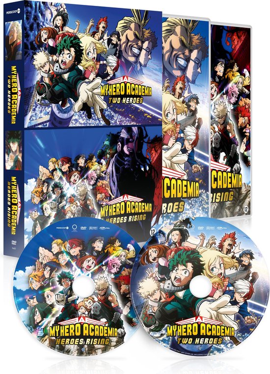 My Hero Academia Two Heroes & My Heroes Rising (DVD)