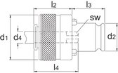 Huvema - Tappot met slipkoppeling DIN‚ type 48/3 Gr. 3 - TPMK G3 376-M27
