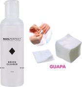 GUAPÀ® Brush Cleaner voor het schoonmaken van Gel & Acryl Penselen | Nepnagels | Gellak Nagels | Acryl Nagels | 100 ml