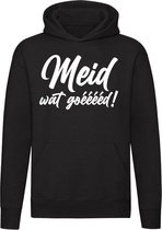 Meid wat goed Hoodie | sweater | trui | goeeed | unisex | capuchon