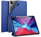 ESR Smartcase Hoes iPad Pro 12.9 inch 2020 – Zachte Binnenkant Pencilhouder – Blauw