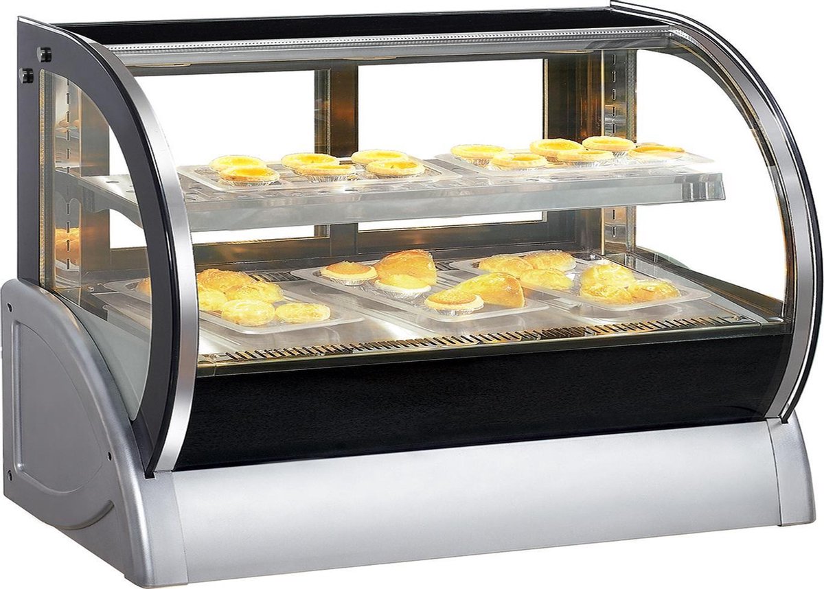 Warmhoudvitrine - Tafel 1.5m - 224 Liter | GGM Gastro
