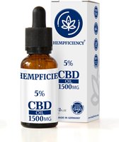 CBD Olie 1.500 mg / 5 % - 30 ml Hempficiency