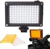 ULANZI  - LED 96 Flitser continu op camera - LED instrumentenbordlamp, beweegbare dimbare led instrument videolamp voor DSLR camera Canon, Nikon, Sony, Panasonic - zonder accu en/of batterije