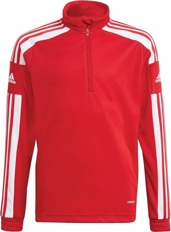 Foto: Adidas squadra sporttrui maat 164 unisex rood wit