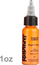 Radiant Colors - tattoo inkt – Tomato Orange - 30ml