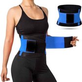 Waist trainer - Zweetband Buik - Afslankband - Waist Shaper - Sauna Band - Afslankriem - Unisex - Zwart - Maat S