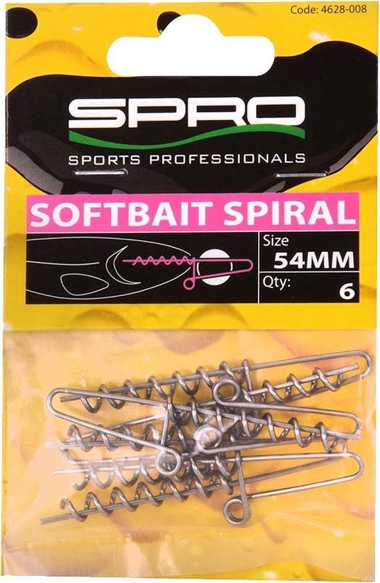 Spro Softbait Spiral - 54mm - 6 Stuks - Grijs van Spro — afbeelding 4
