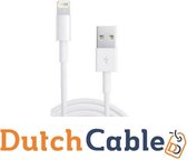Dutch Cable - Iphone - Lightning - oplaad kabel - 2 meterApple iPhone XR / XS Max / XS / 8 (Plus) / 7 / 6 + voor Apple iPad 9.7 (2018 / 2017) / Pro / Mini / 2/3/4