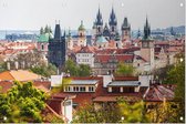 Praag, Europese stad van de honderd torens - Foto op Tuinposter - 150 x 100 cm