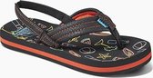 Reef Slipper Little Kids Ahi Glow Neon Beach - Maat 28/29