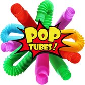 Hoogwaardige Pop Tube Fidget / Wacky Tube / Pop Pipe | Kreukelbuis / Kartelbuis | Anti Stress Fidget Toy | Bekend Van TikTok | 7 Stuks