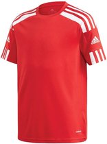 adidas Squadra 21 Sportshirt - Maat 140  - Unisex - rood - wit