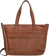 Genicci Leren Shopper Cockatoo Cognac