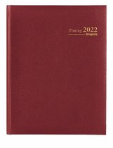 Brepols Agenda 2022 - Timing - Lima - 17,1 x 22 cm - Bordeaux